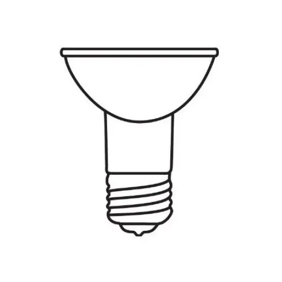 SUNLITE 1.7w JDR 1LED Medium Base Yellow bulb {2}