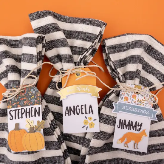 American Crafts Farmstead Harvest Ephemera Die-Cuts 62/Pkg-Journaling - Gold Foil {3}