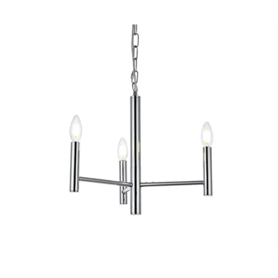 Carmella 3 lights pendant in chrome {3}