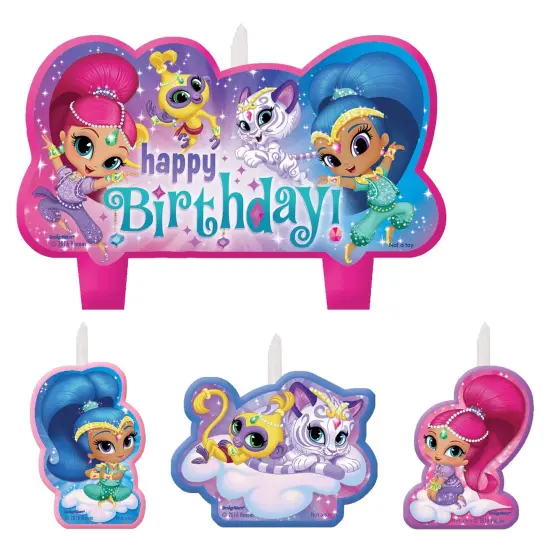 Shimmer and Shine Birthday Candle, 1 Set {1}