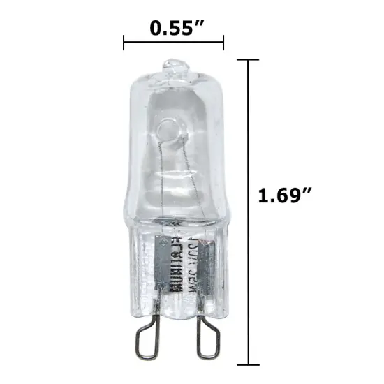 Platinum 25W 120V G9 Bi-Pin Base Clear Halogen Bulb {2}