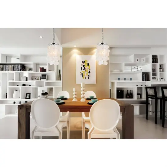 Selene 1 light Chrome Pendant {2}