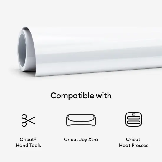 Cricut Joy Xtra Smart Iron on, White - 9.5 in x 4 ft(1) {2}