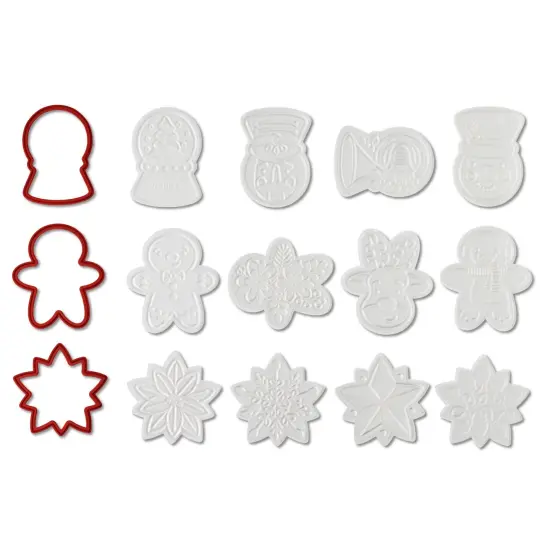 We R Die & Stamp Shifters-Globe - Christmas, 3 Dies and 12 Stamps {2}