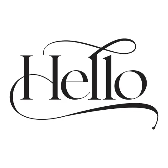 Spellbinders BetterPress Letterpress System Press Plates-Hello 1/Pkg {2}