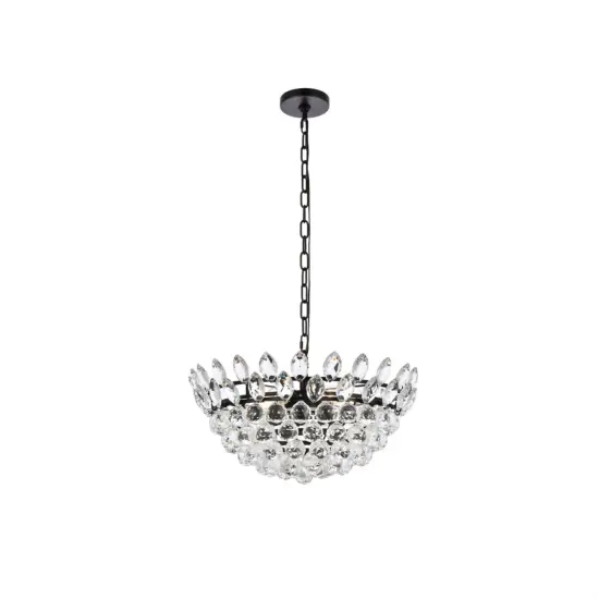 Emilia 20 inch pendant in black {1}