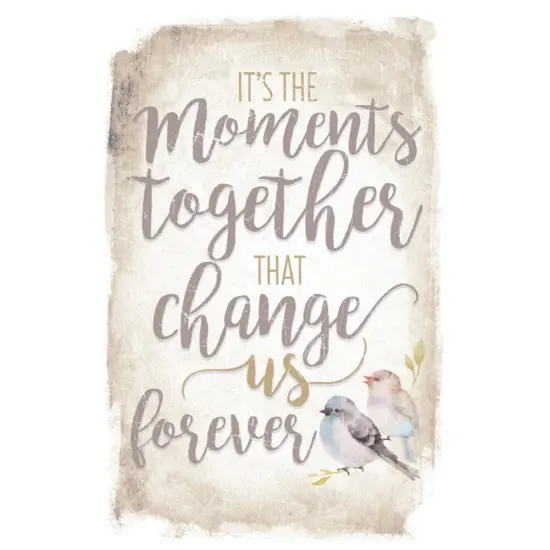 Dexsa It's The Moments Together New Horizon 6" x 9" Wood Plaque with Easel {1}