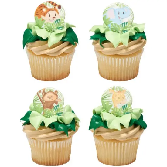 Baby Animals Cupcake Rings, 12ct {4}