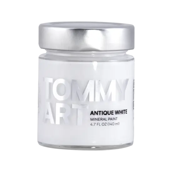 Tommy Art - Color - Antique White Mineral Paint 140ml {1}