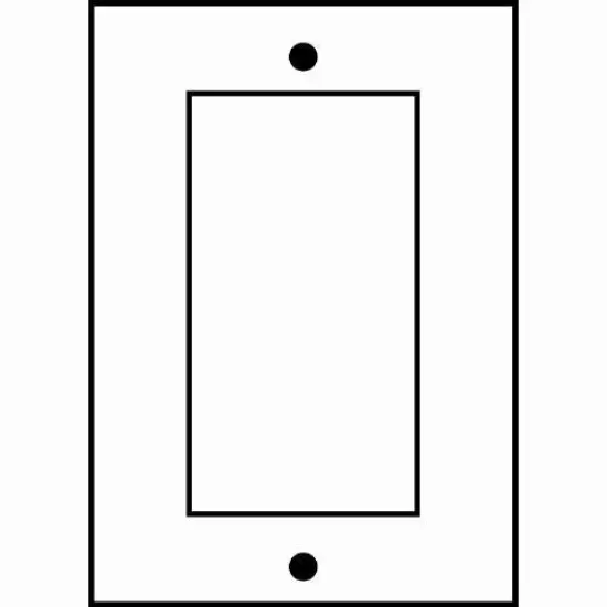 SUNLITE 1 Gang Decorative Plate Almond Color {2}