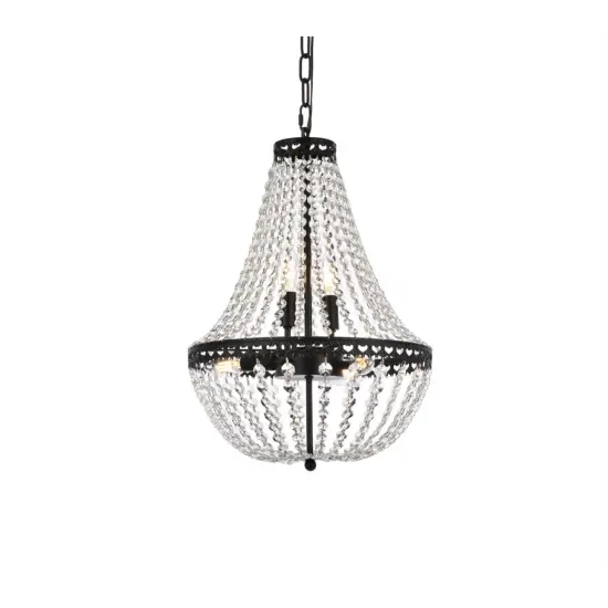 Valeria 14 inch pendant in black {3}