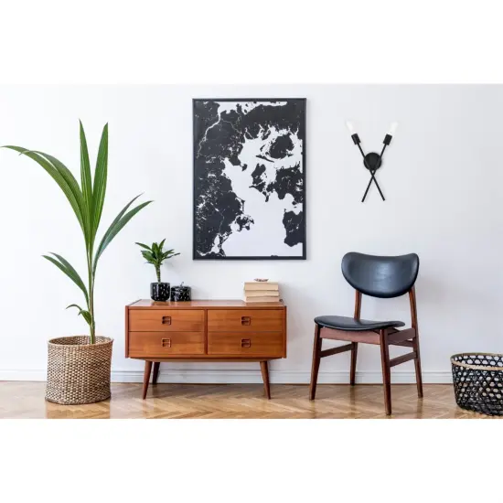 Armin 2 lights wall sconce in black {2}