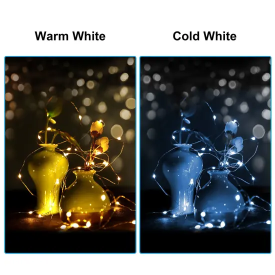 6 Pack DIY LED String Lights 6.56ft 20 LEDs Decor - Starry Fairy Lights {7}