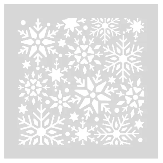 Crafter's Companion Stencil Set-Graceful Snowflakes {2}