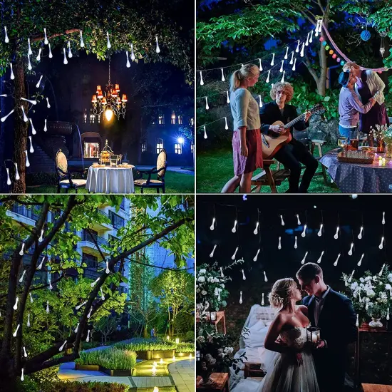 30 LED Solar Powered String Light Waterproof Fairy Light for Outdoor Garden Yard Yellow {6}