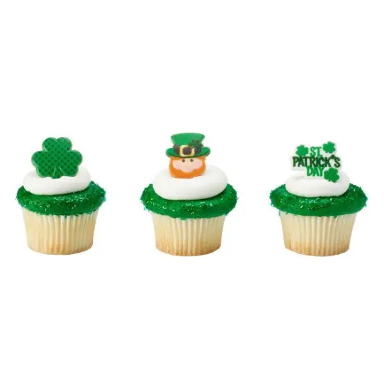 St. Patrick's Day Icons Cupcake Rings, 12ct {1}