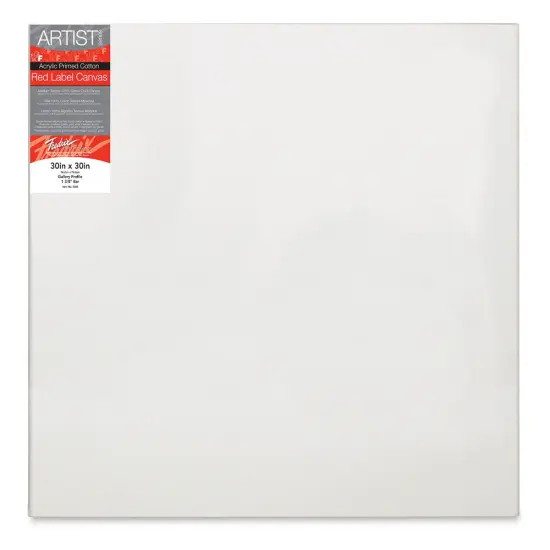 Fredrix Red Label Cotton Canvas - 30" x 30", 3/4" Profile {1}