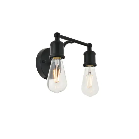 Serif 2 light black Wall Sconce {4}