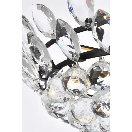 Emilia 14 inch pendant in black {5}