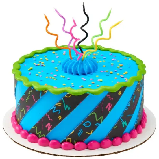 Twist Shaped Candles Neon {2}