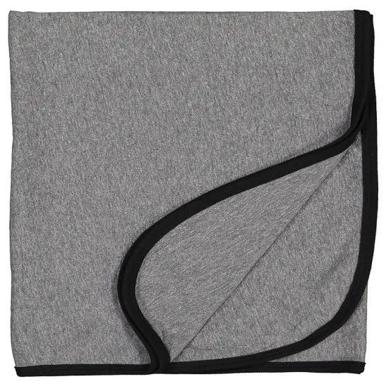 Baby Blanket - 100% Cotton, Various Colors by Rabbit Skins&reg; Granite heat.- black {1}
