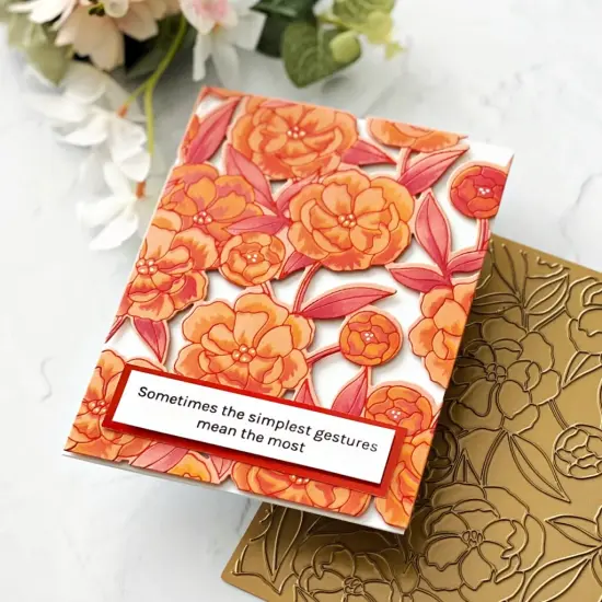Pinkfresh Studio Hot Foil Plate-Pretty Blossoms {4}