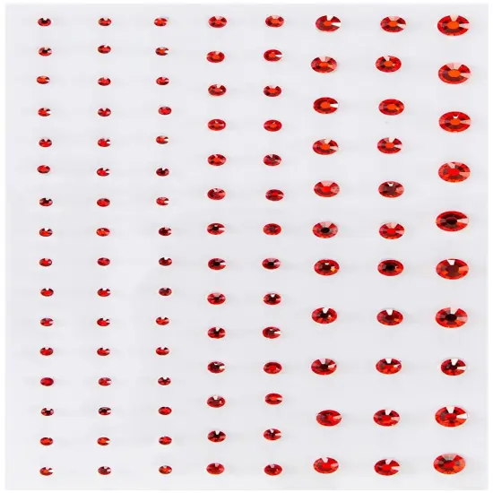 Spellbinders Color Essentials Gems 108/Pkg-Red Mix {2}