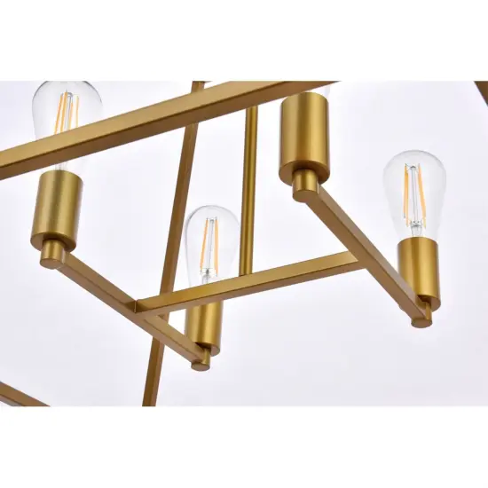 Declan 24 inch pendant in brass {4}