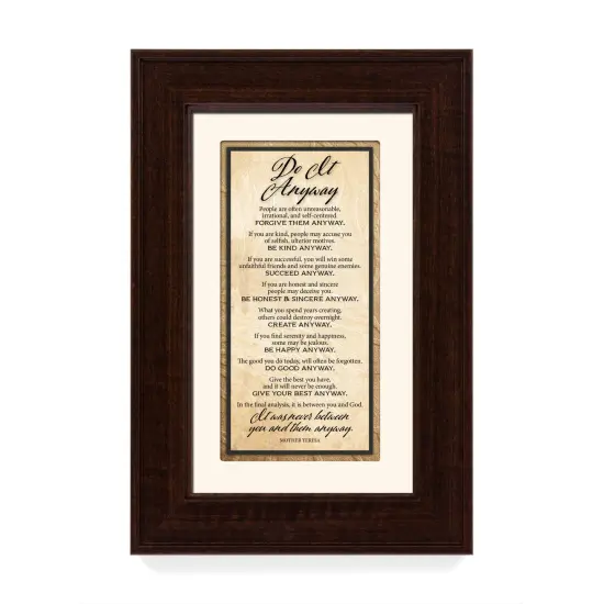 Dexsa Do it Anyway Traditions Framed Art {1}