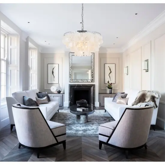 Selene 4 light Chrome Pendant {2}