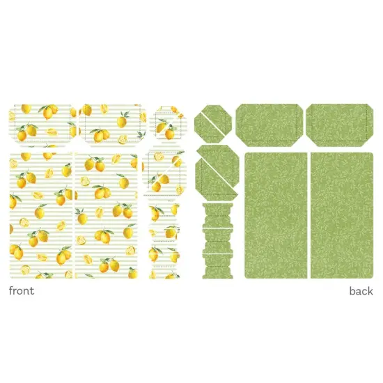 P13 Travel Journal Elements Set 33/Pkg-Fresh Lemonade {5}