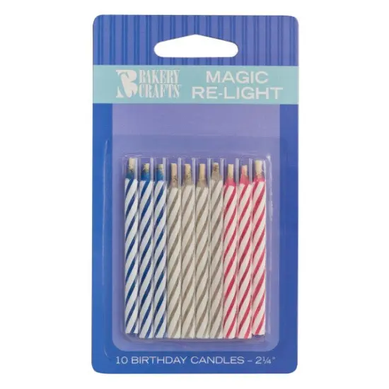 Magic Re-Light Specialty Candles, 10pc {1}
