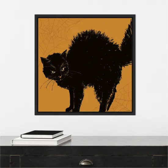 Haunted Halloween VII by Anne Tavoletti Canvas Art Framed {6}