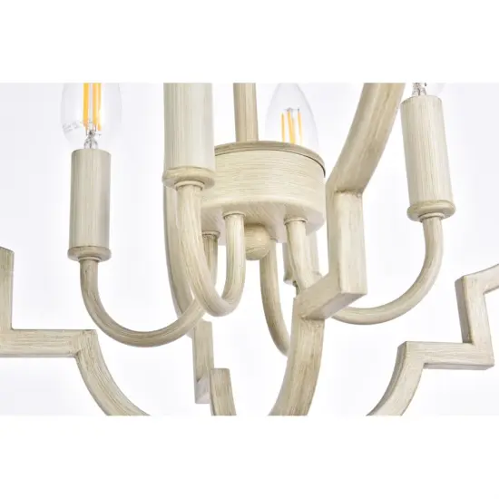 Sandara 4 lights pendant in weathered dove {5}