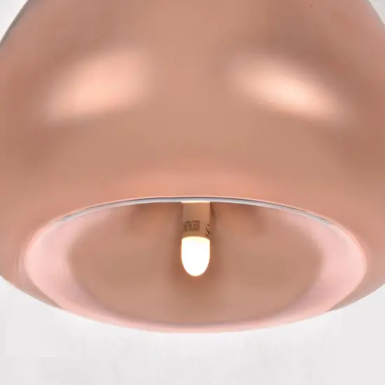 Reflection Collection Pendant D11in H7in Lt:1 Copper finish {3}