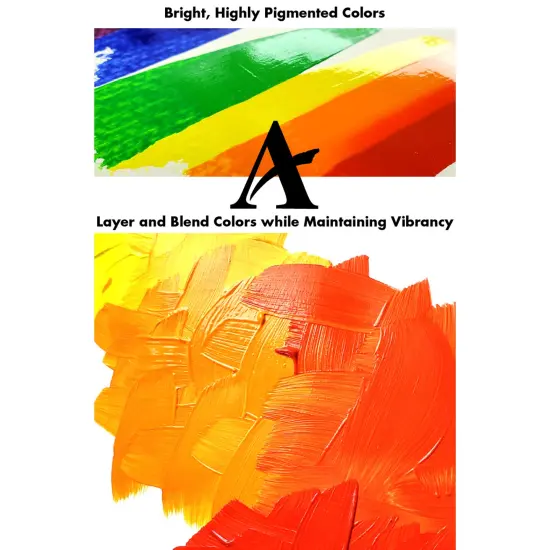 Grumbacher Academy Acrylic 90 ml. Tubes Six Piece Bundle Set {3}