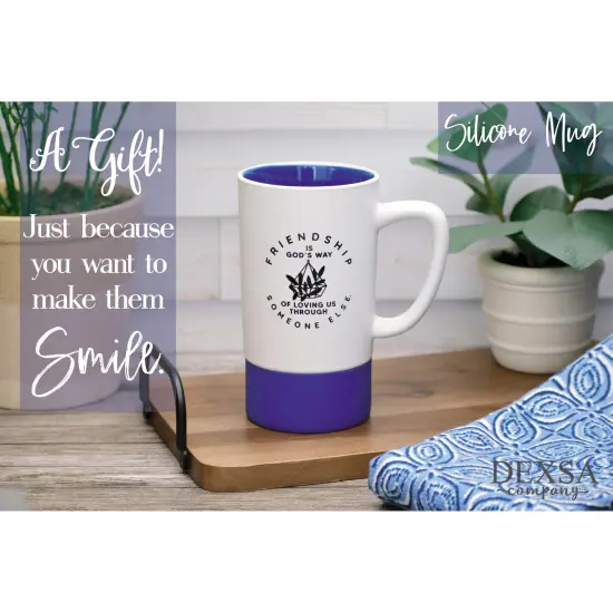 Dexsa Friendship Is God's Designer Mug, Heat Resistant - 16 oz {3}