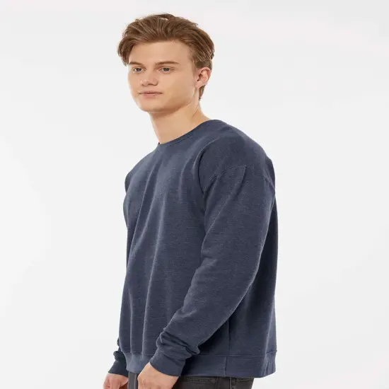 Tultex&reg; Long Sleeve Fleece Crewneck Sweatshirt Heather grey {6}