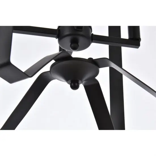 Hoffman 4 lights pendant in black {4}