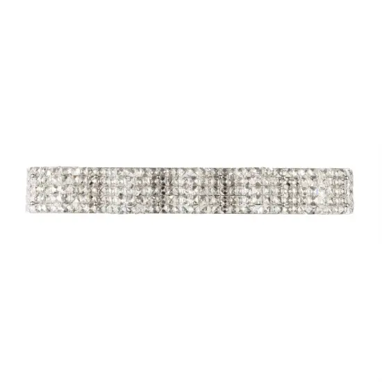 Ollie 5 light Chrome and Clear Crystals wall sconce {3}
