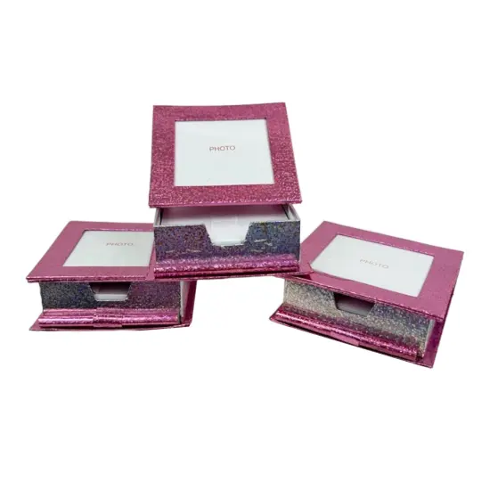 Value Pack of 3 Frame Box With paper Tray - Pink/Silver {1}