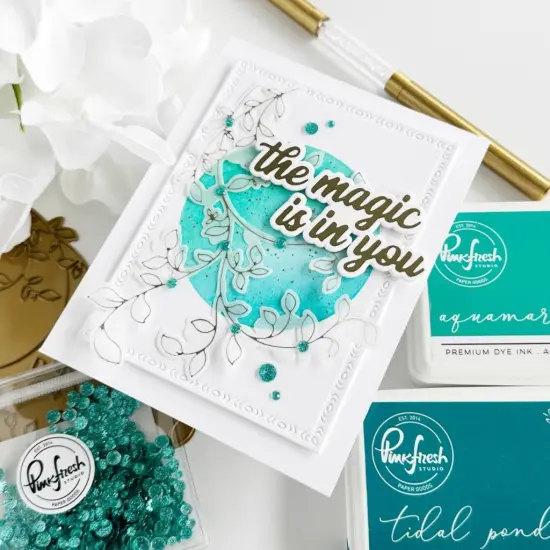 Pinkfresh Studio Hot Foil Plate-Delicate Foliage {2}
