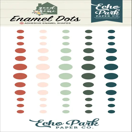Echo Park Enamel Dots-Good To Be Home {1}