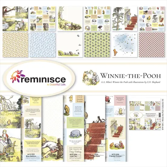 Reminisce Collection Kit 12"X12"-Winnie The Pooh {1}