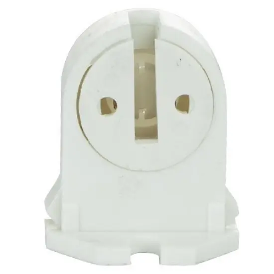 SUNLITE Rotary Lock Push-Up SOCKET for T5 Fluorescent Bulbs White {1}