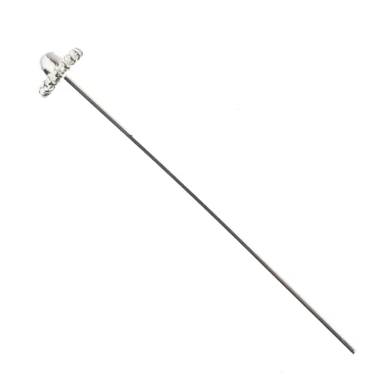 John Bead Head Pins Fancy 2in 6/Pkg-Silver {2}