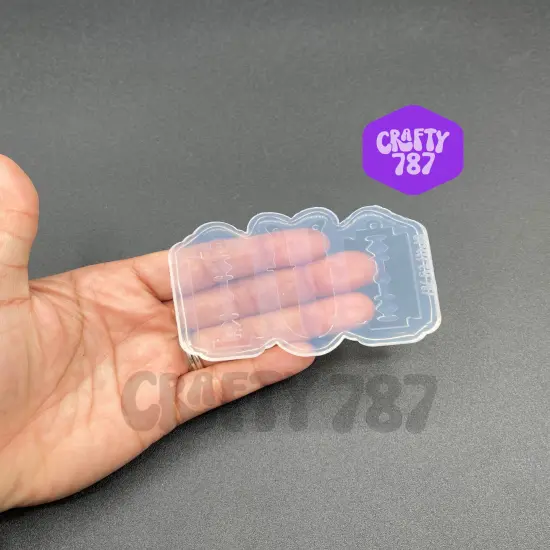 Spooky Knife Resin Silicone Mold, Resin Jewelry Mold (B15) {2}