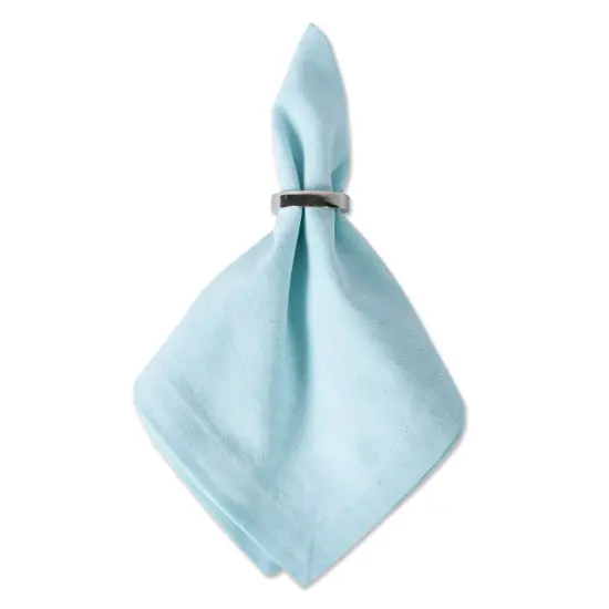 DII Aqua Solid Chambray Napkin (Set of 6) {3}