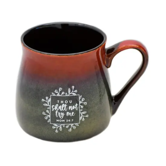 Dexsa Thou Shall Not Designer Ceramic Mug - 16 oz {1}