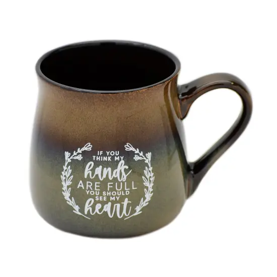 Dexsa If You Think My Hands Designer Ceramic Mug - 16 oz {1}